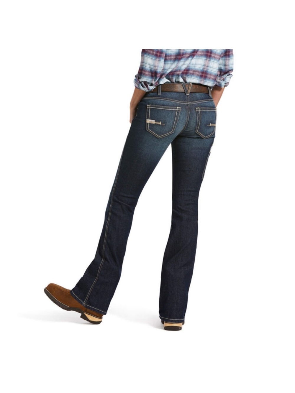Ariat Rebar Mid Rise Bootcut Jeans Size 30 Long - Picture 2 of 12